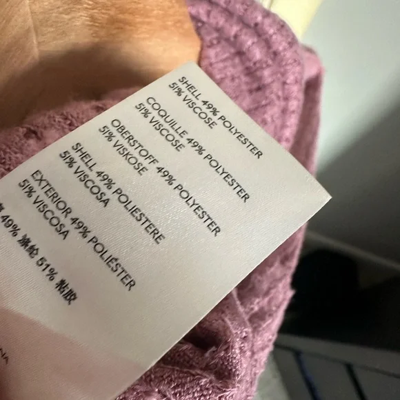 Anthropologie Maeve Addie Ruffled Hacci Cowl Neck Pullover Size small EUC - Picture 11 of 11